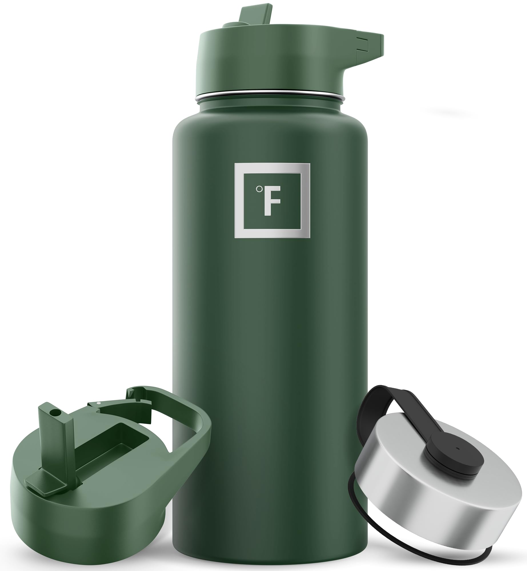 Botella De Agua Iron °flask Para Acampar Y Senderismo, 950 Ml, Acero Inoxidable - Venta Internacional.