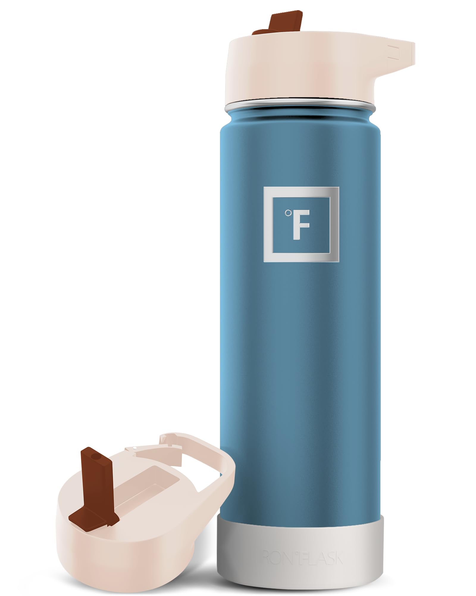 Foto 2 pulgar | Botella De Agua Iron °flask, Pajita Para Acampar Y Hacer Senderismo, 650 Ml - Venta Internacional.