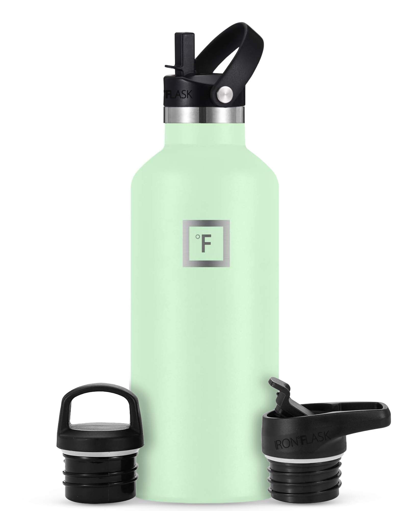 Botella De Agua Iron °flask Para Acampar Y Senderismo, 950 Ml, Acero Inoxidable - Venta Internacional.