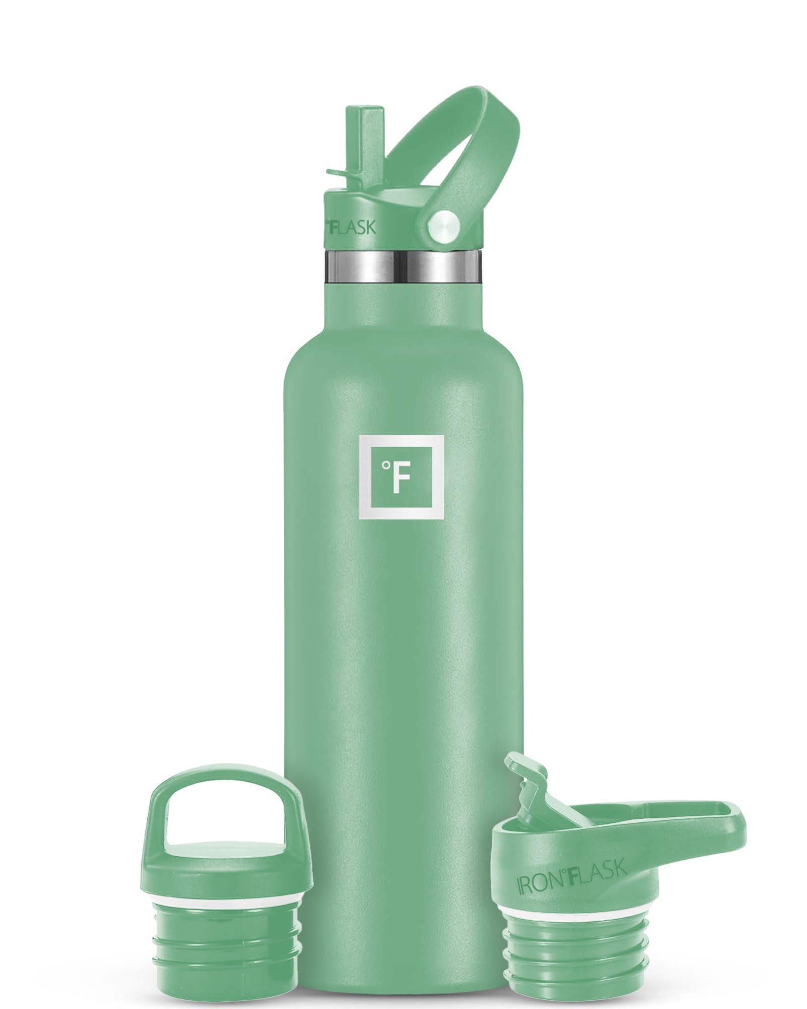 Botella De Agua Iron °flask Para Acampar Y Senderismo, 600 Ml, Acero Inoxidable - Venta Internacional.