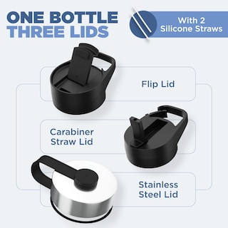Foto 3 | Botella De Hidratación Iron °flask Para Acampar Y Hacer Senderismo, 1,2 L, Acero Inoxidable - Venta Internacional.