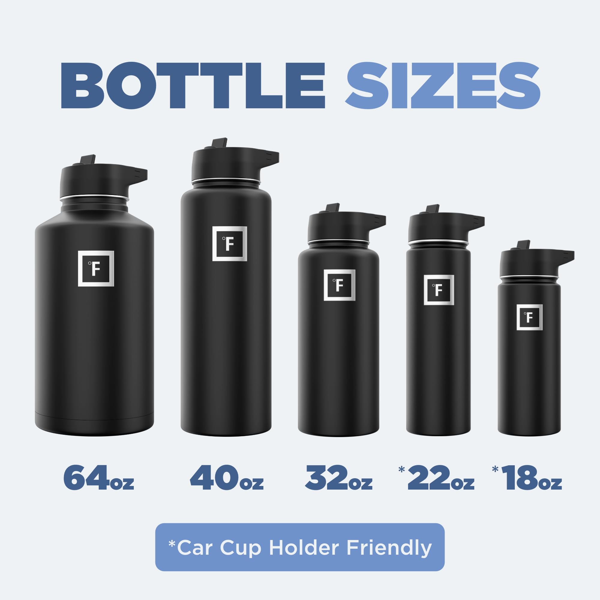 Foto 7 pulgar | Botella De Hidratación Iron °flask Para Acampar Y Hacer Senderismo, 1,2 L, Acero Inoxidable - Venta Internacional.