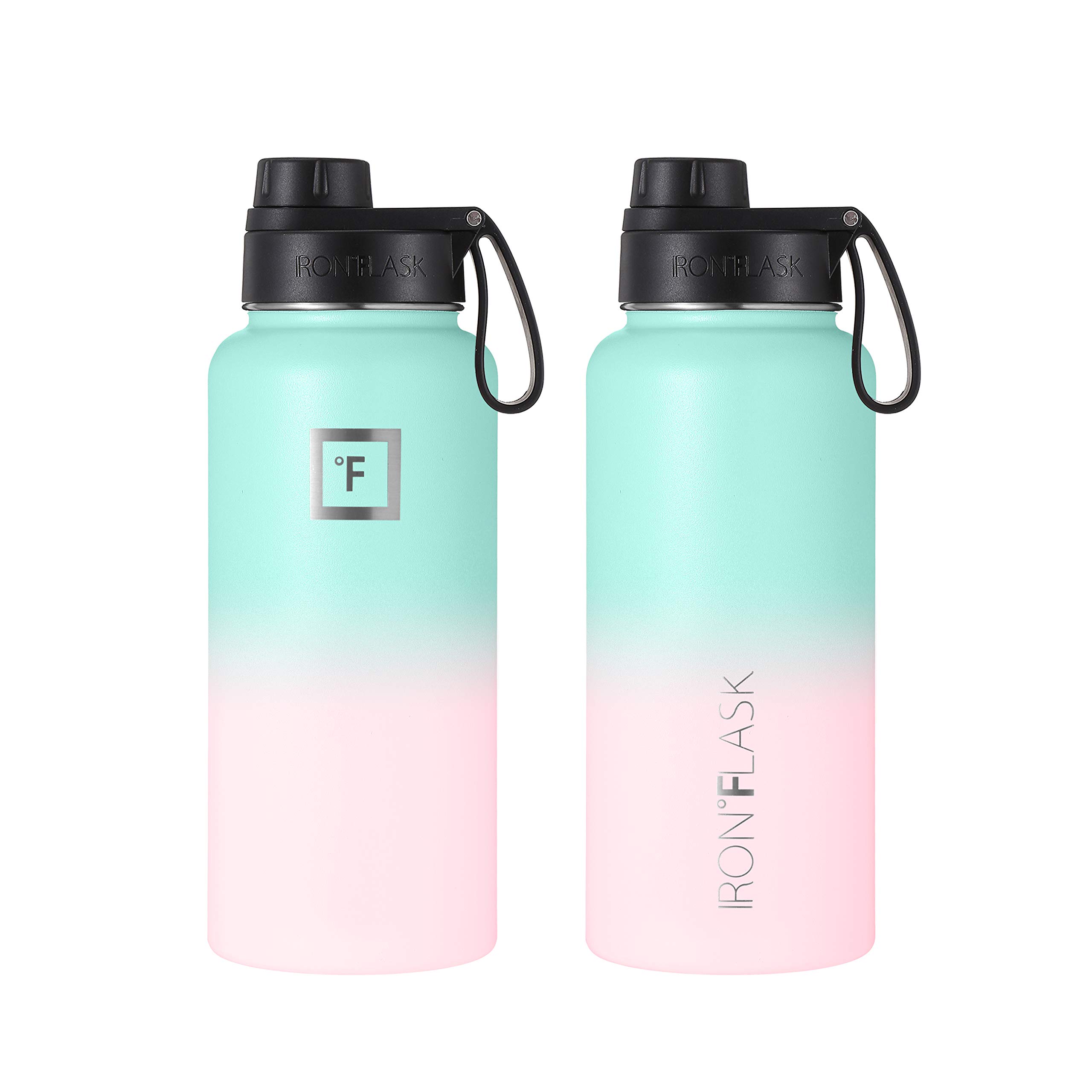 Foto 4 pulgar | Botella De Agua Iron °flask Para Acampar Y Hacer Senderismo, 960 Ml, Chicle - Venta Internacional.