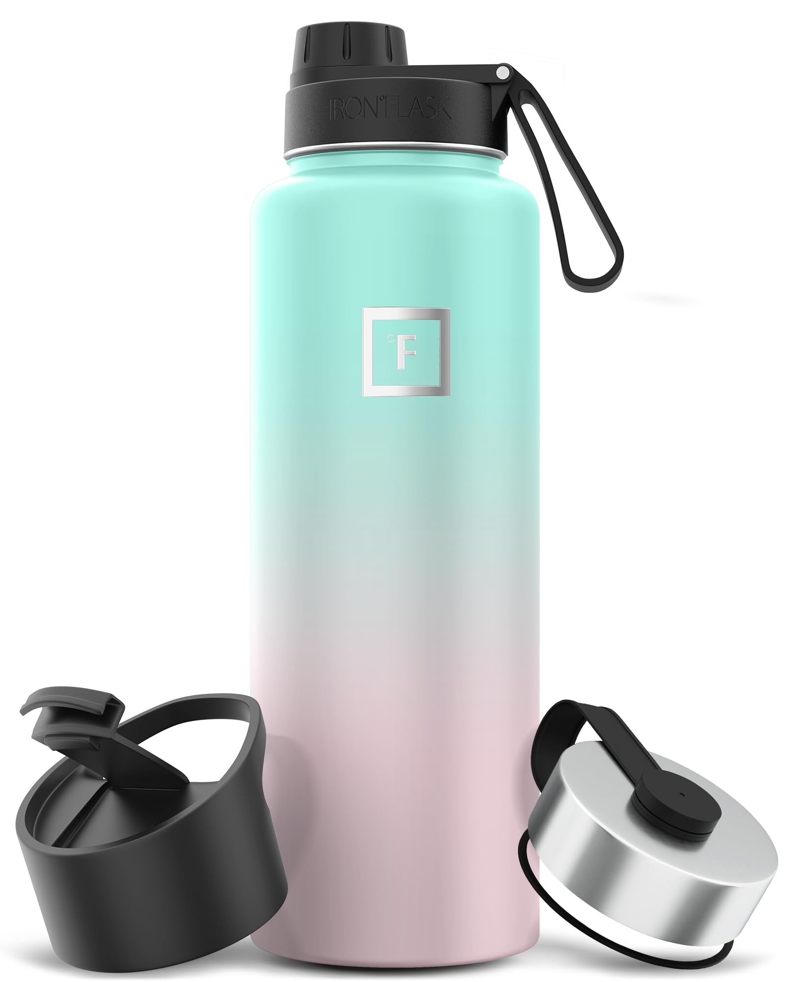 Botella De Agua Iron °flask Para Acampar Y Hacer Senderismo, 1,2 L, Acero Inoxidable - Venta Internacional.