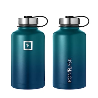 Foto 4 | Botella De Agua Iron °flask Para Acampar Y Hacer Senderismo, 1,9 L, Con 3 Tapas De Pajita - Venta Internacional.