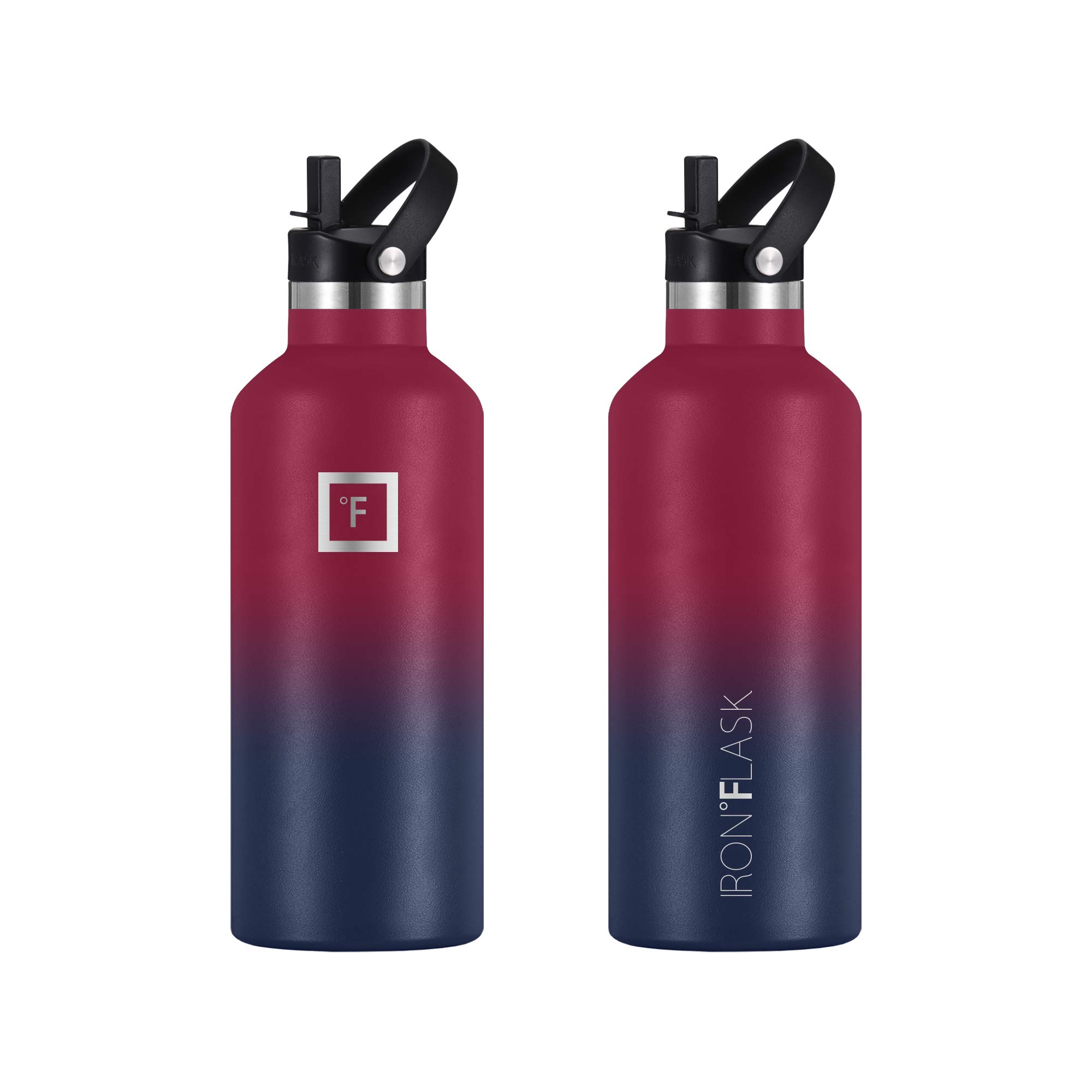 Foto 4 pulgar | Botella De Agua Iron °flask Para Acampar Y Senderismo, 950 Ml, Color Arcoíris Oscuro - Venta Internacional.