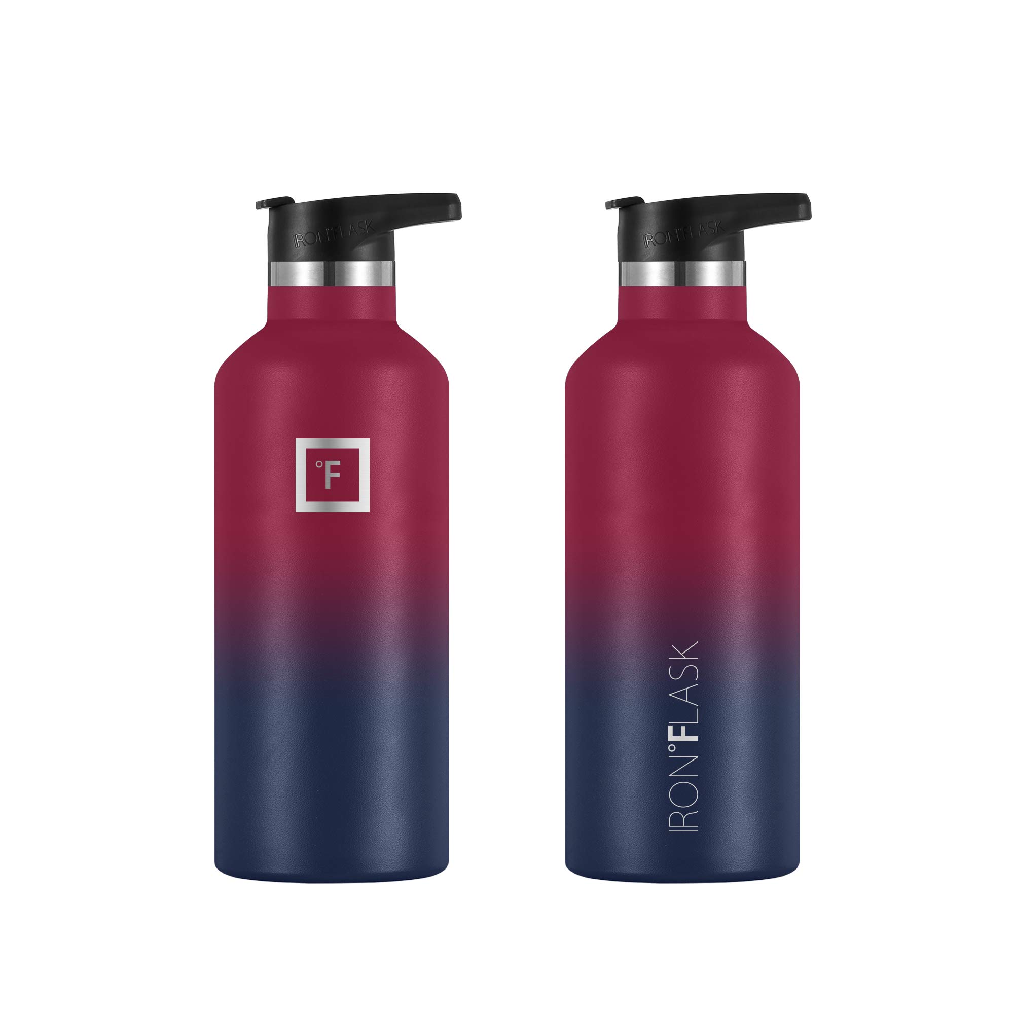 Foto 5 pulgar | Botella De Agua Iron °flask Para Acampar Y Senderismo, 950 Ml, Color Arcoíris Oscuro - Venta Internacional.