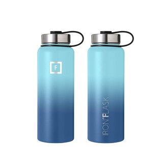 Foto 4 | Botella De Hidratación Iron °flask Para Acampar, Senderismo, 1,2 L, Olas Azules - Venta Internacional.