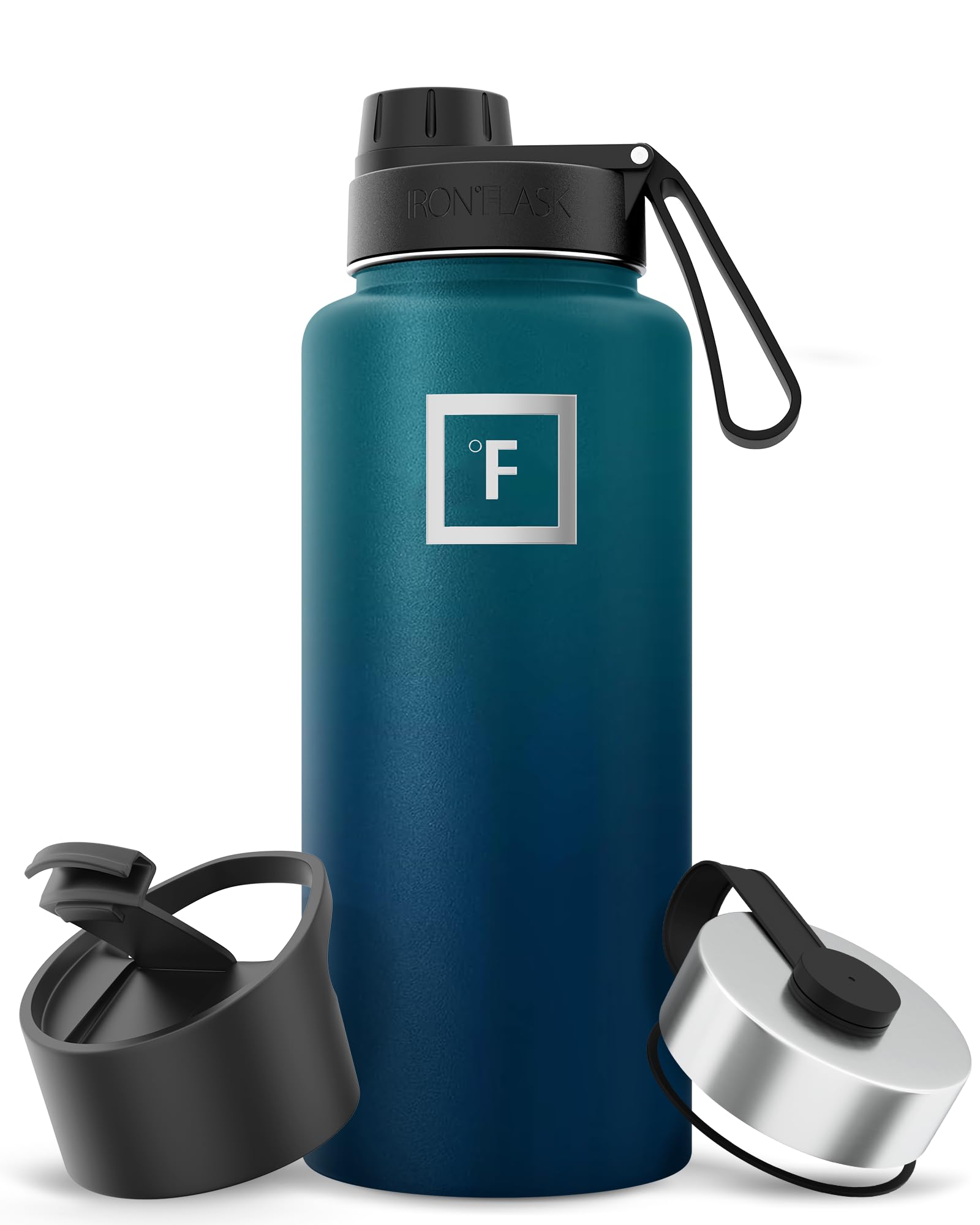 Botella De Agua Iron °flask Para Acampar Y Senderismo, 960 Ml, Dark Night - Venta Internacional.