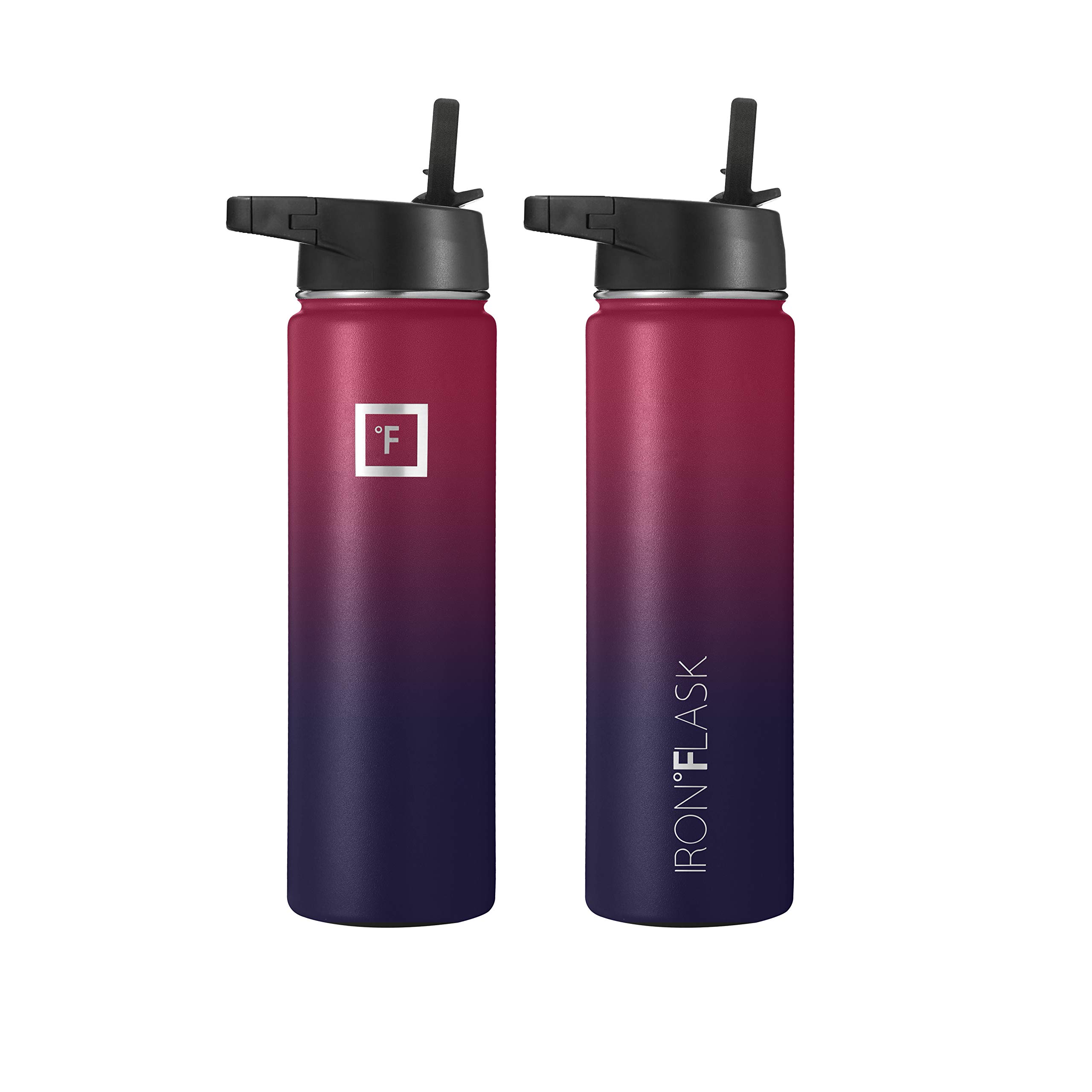 Foto 3 | Botella De Hidratación Iron °flask Para Acampar Y Hacer Senderismo, 650 Ml, Color Arcoíris Oscuro - Venta Internacion