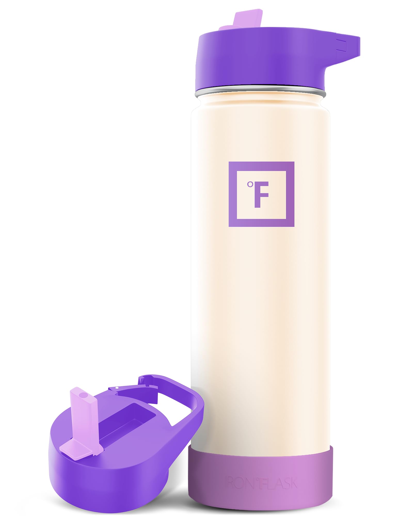 Botella De Agua Iron °flask Para Acampar Y Senderismo, 650 Ml, Con Tapa De Pajita - Venta Internacional.