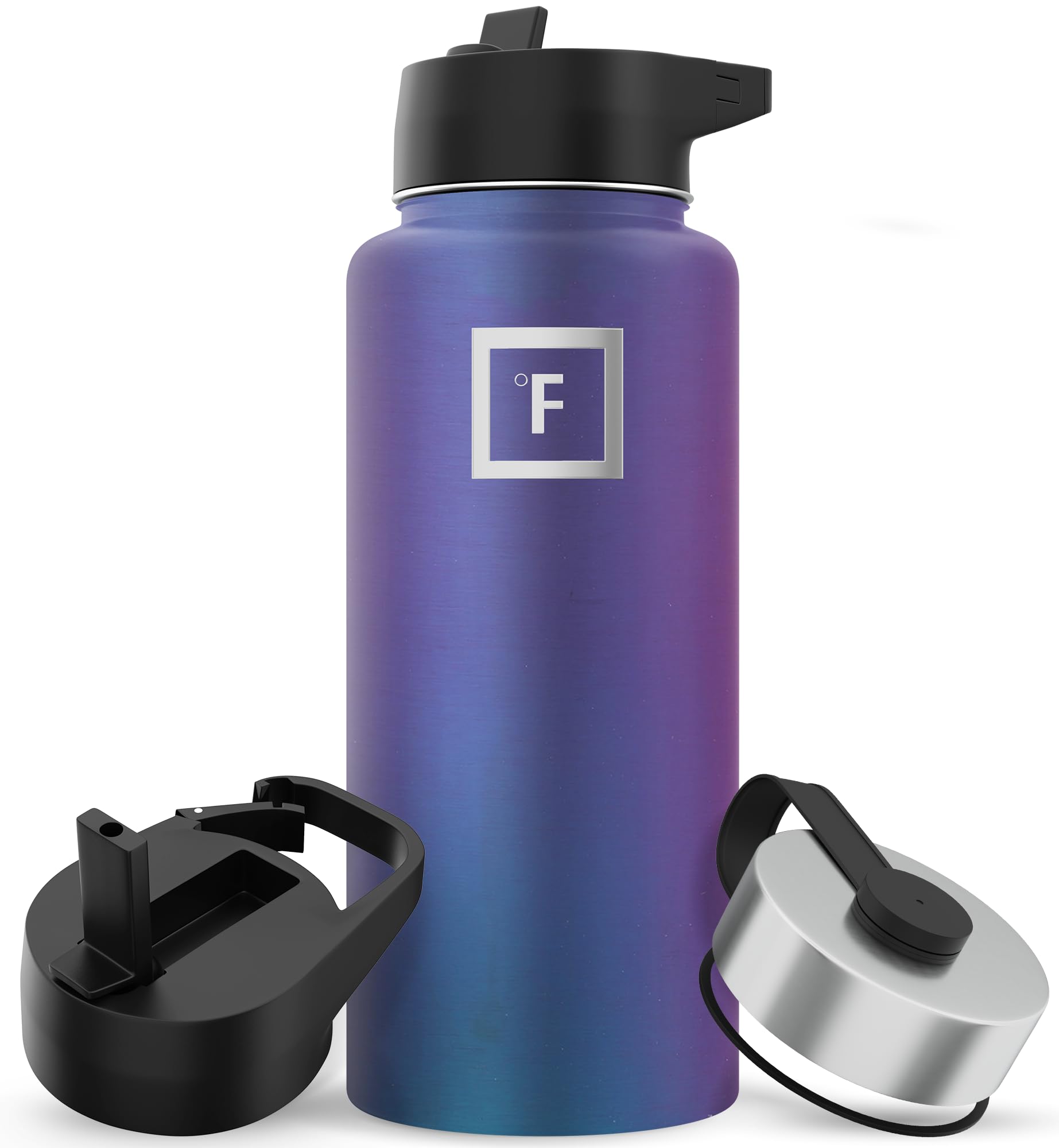 Botella De Agua Iron °flask Para Acampar Y Senderismo, 960 Ml Aurora - Venta Internacional.