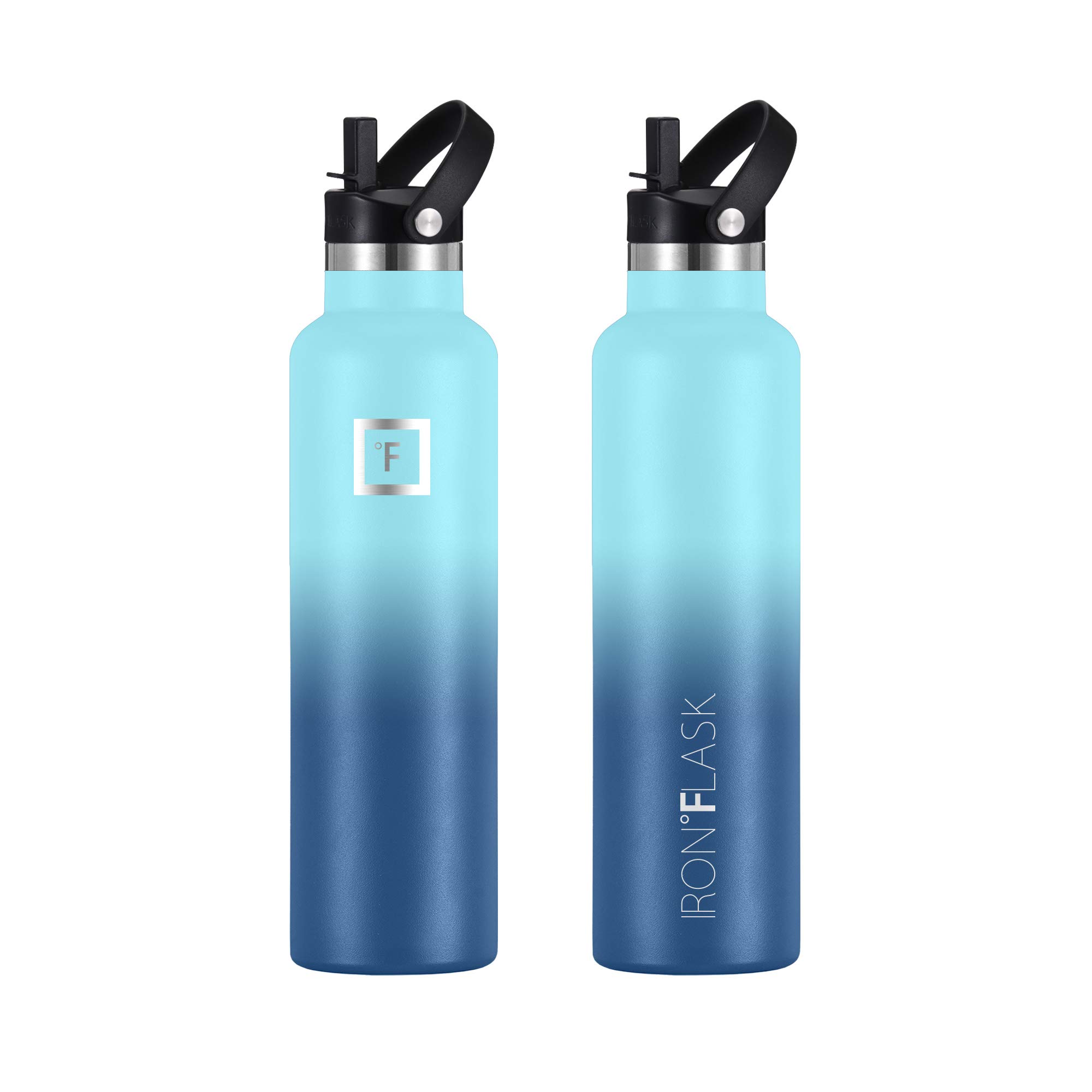 Foto 4 pulgar | Botella De Agua Iron °flask Para Acampar Y Senderismo, 700 Ml, Blue Waves - Venta Internacional.