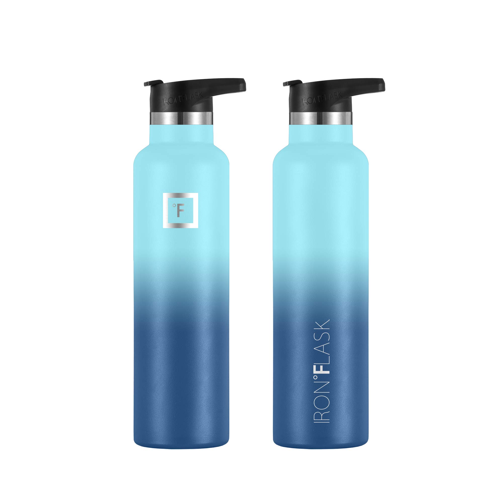 Foto 5 pulgar | Botella De Agua Iron °flask Para Acampar Y Senderismo, 700 Ml, Blue Waves - Venta Internacional.
