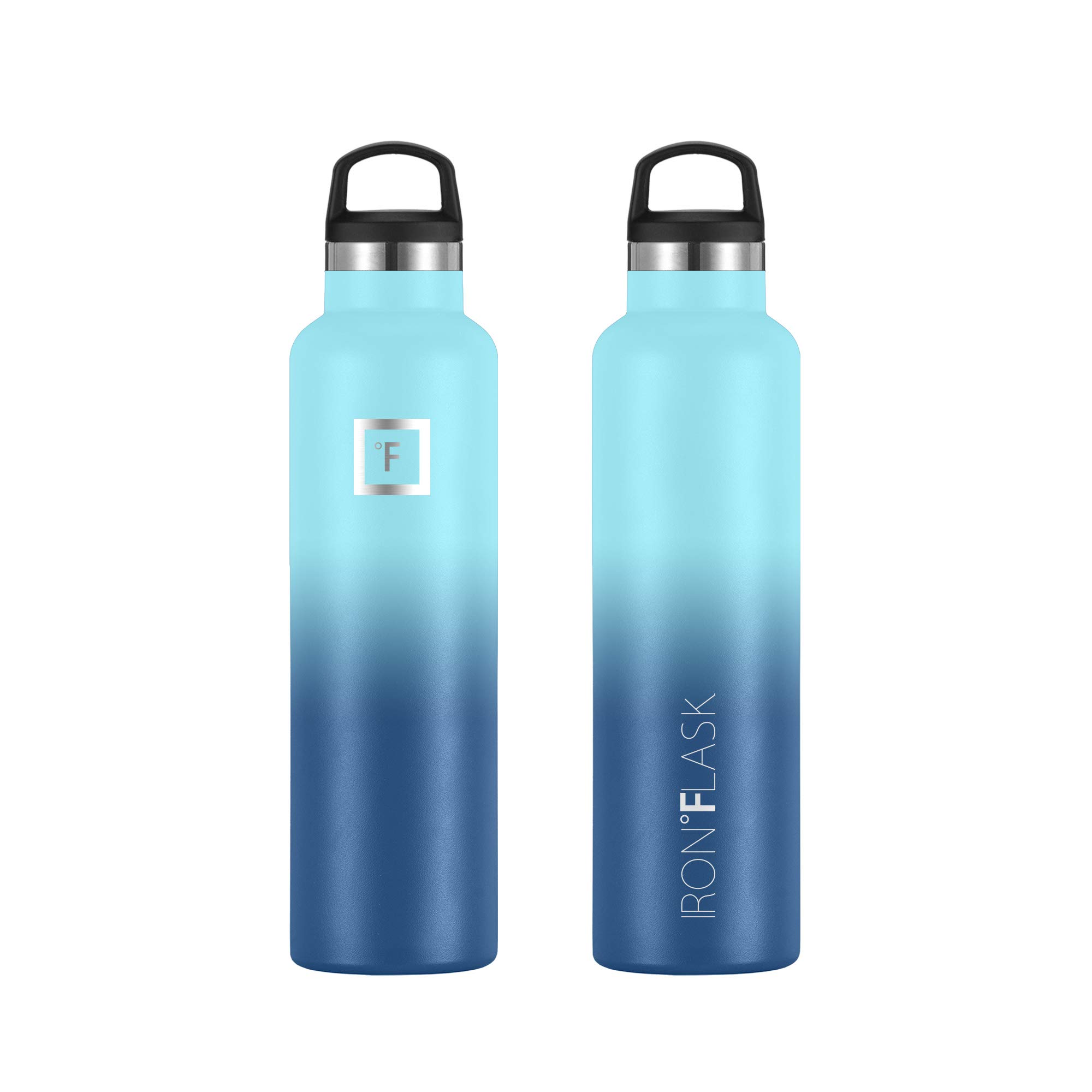 Foto 6 pulgar | Botella De Agua Iron °flask Para Acampar Y Senderismo, 700 Ml, Blue Waves - Venta Internacional.
