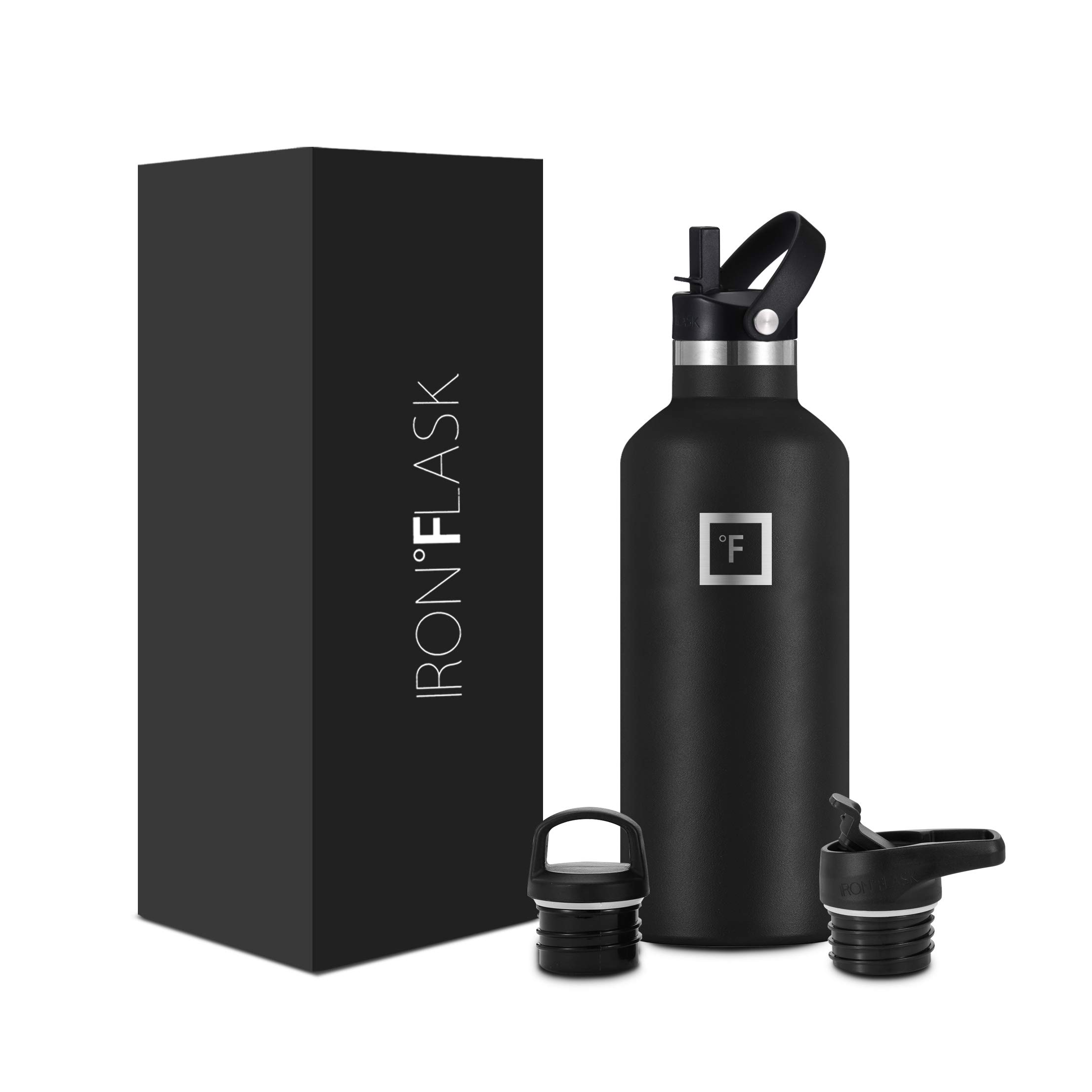 Botella De Agua Iron °flask Camping 3 L Con 3 Tapas 950 Ml Midnight - Venta Internacional.