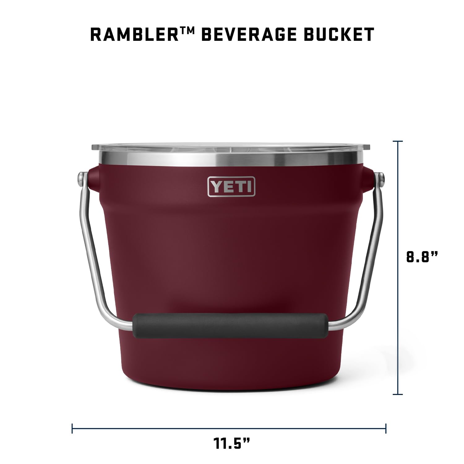 Foto 5 pulgar | Cubo Para Bebidas Yeti Rambler Wild Vine Red 18/8 De Acero Inoxidable - Venta Internacional.