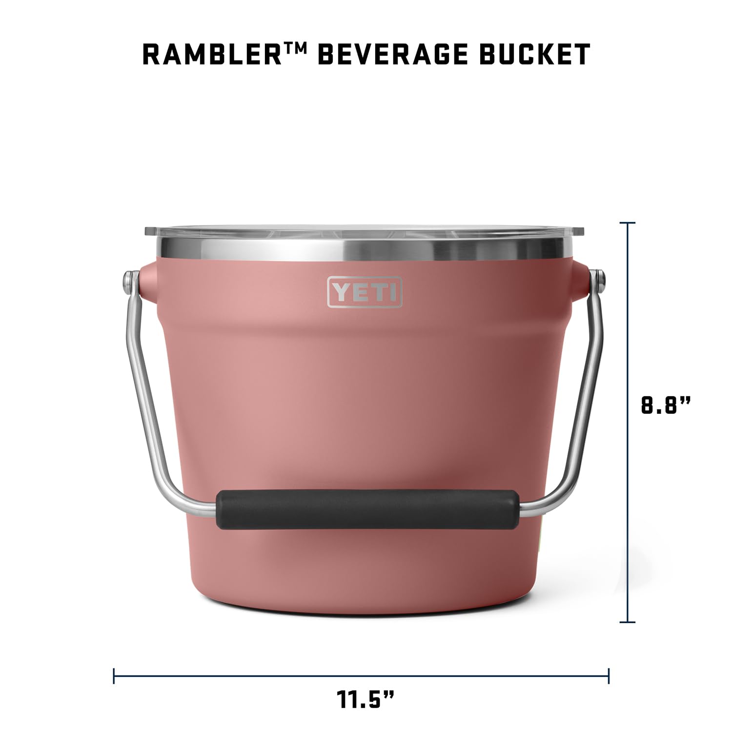 Foto 5 pulgar | Cubo Para Bebidas Yeti Rambler Sandstone Pink 18/8 De Acero Inoxidable - Venta Internacional.
