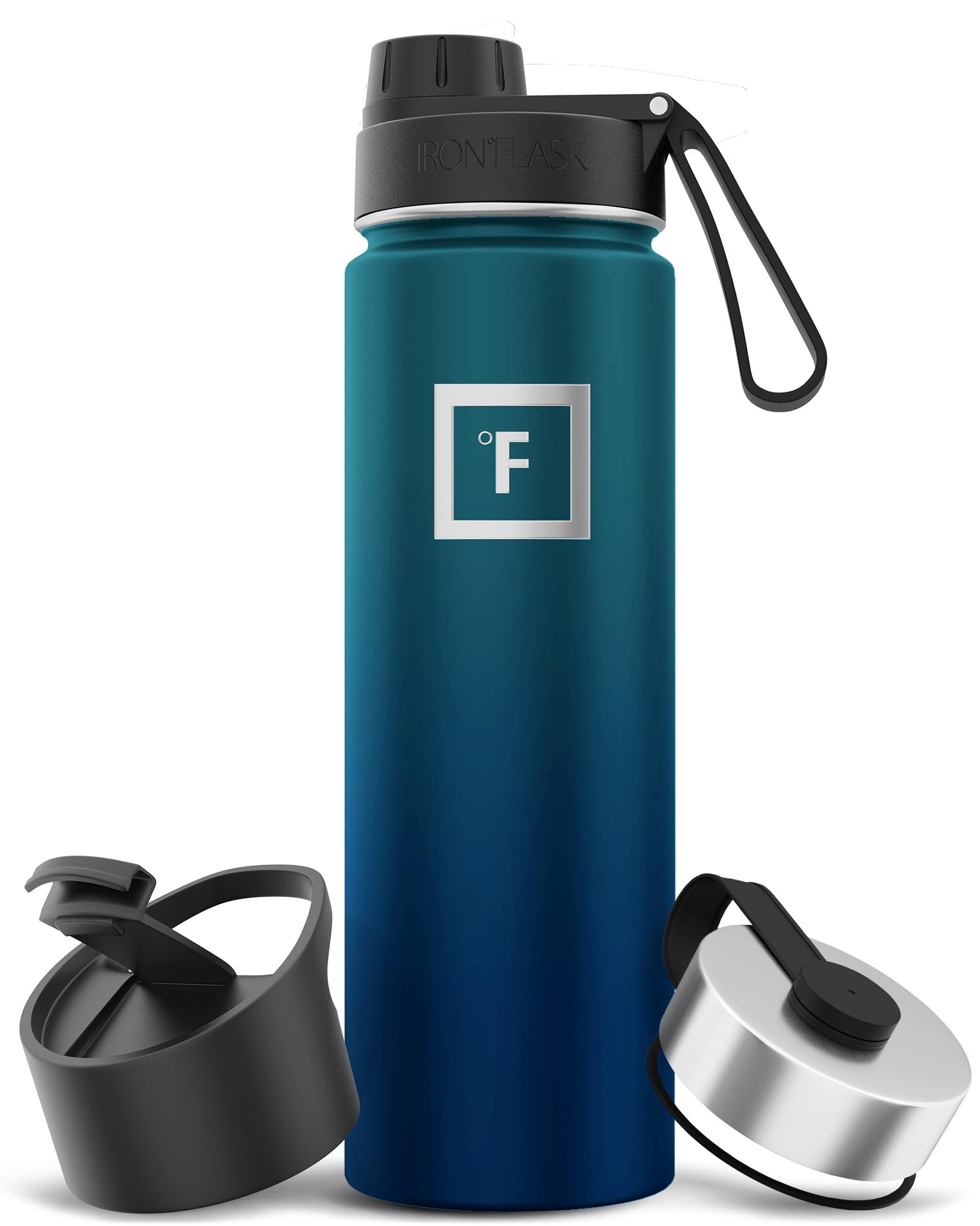 Botella De Agua Iron °flask Para Acampar Y Senderismo, 650 Ml, Dark Night - Venta Internacional.