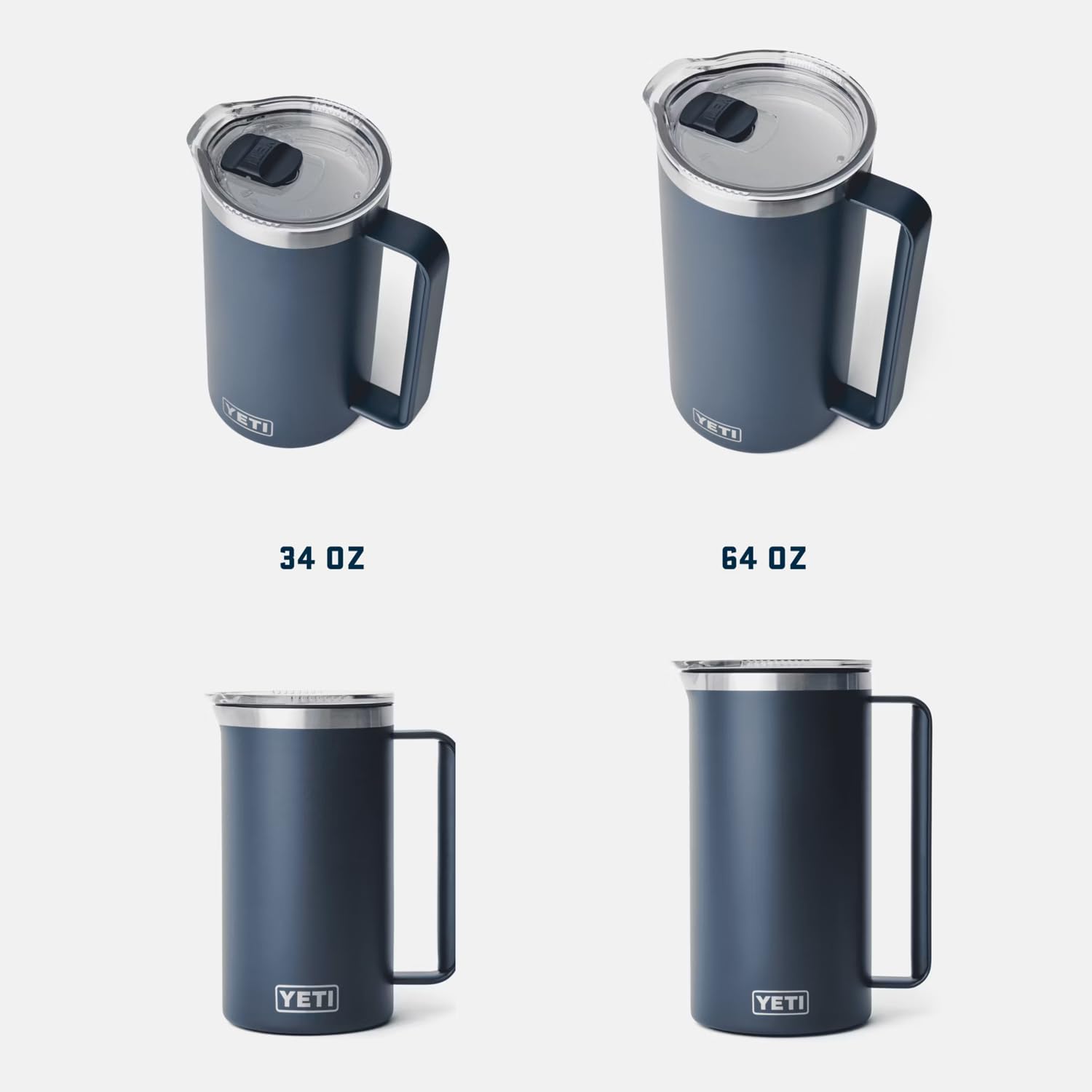 Foto 6 | Jarra Yeti Rambler De Acero Inoxidable Con Aislamiento Al Vacío De 1 Litro - Venta Internacional.