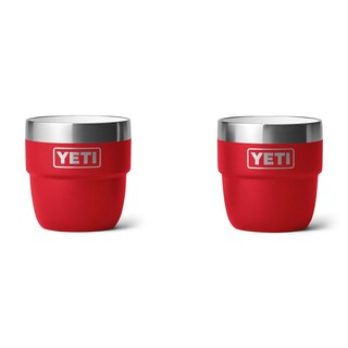 Foto 1 | Vaso Yeti Rambler, Apilable, Acero Inoxidable, 120 Ml, 2 Unidades, Color Rojo - Venta Internacional.