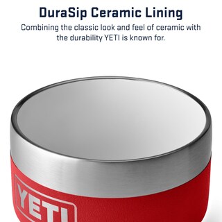Foto 3 | Vaso Yeti Rambler, Apilable, Acero Inoxidable, 120 Ml, 2 Unidades, Color Rojo - Venta Internacional.