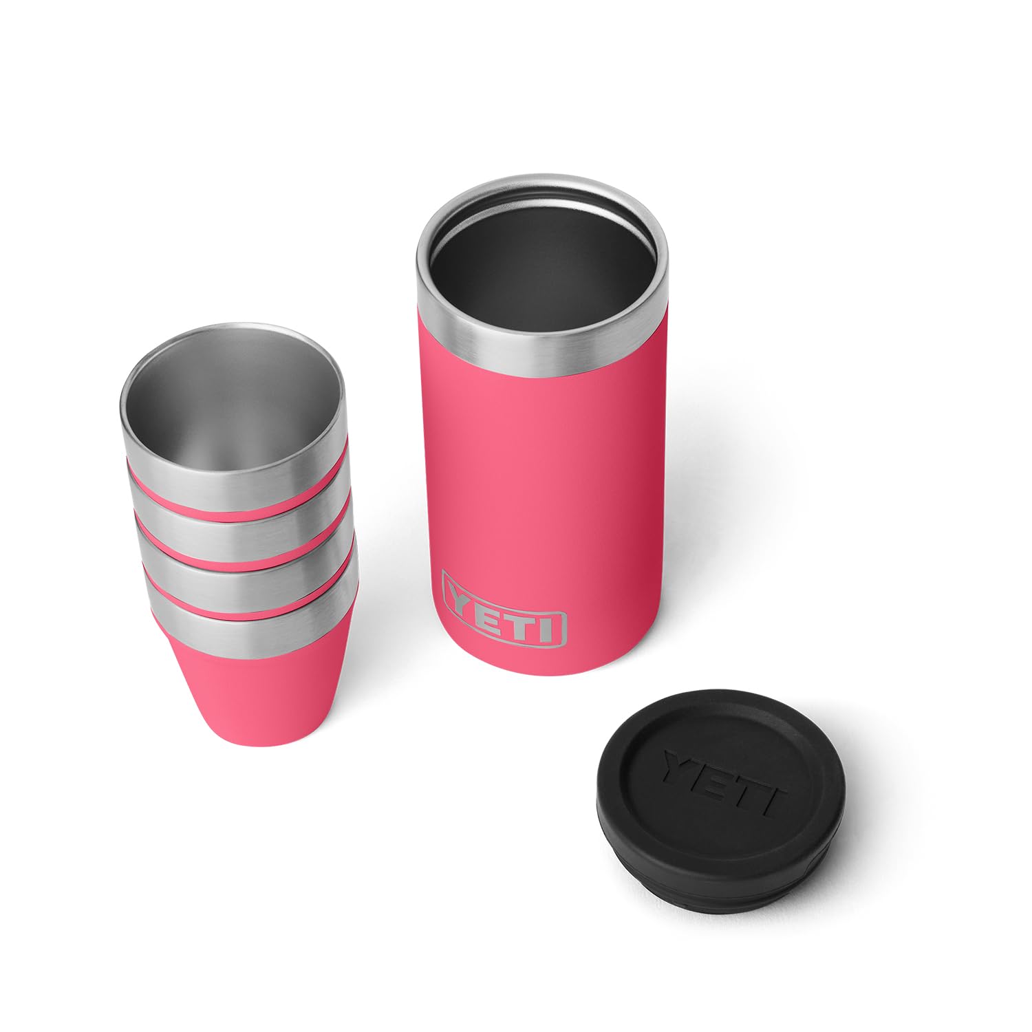 Foto 2 pulgar | Gafas De Chupito Yeti Tropical Pink De 50 Ml Con Funda De Transporte, Juego De 4 - Venta Internacional.