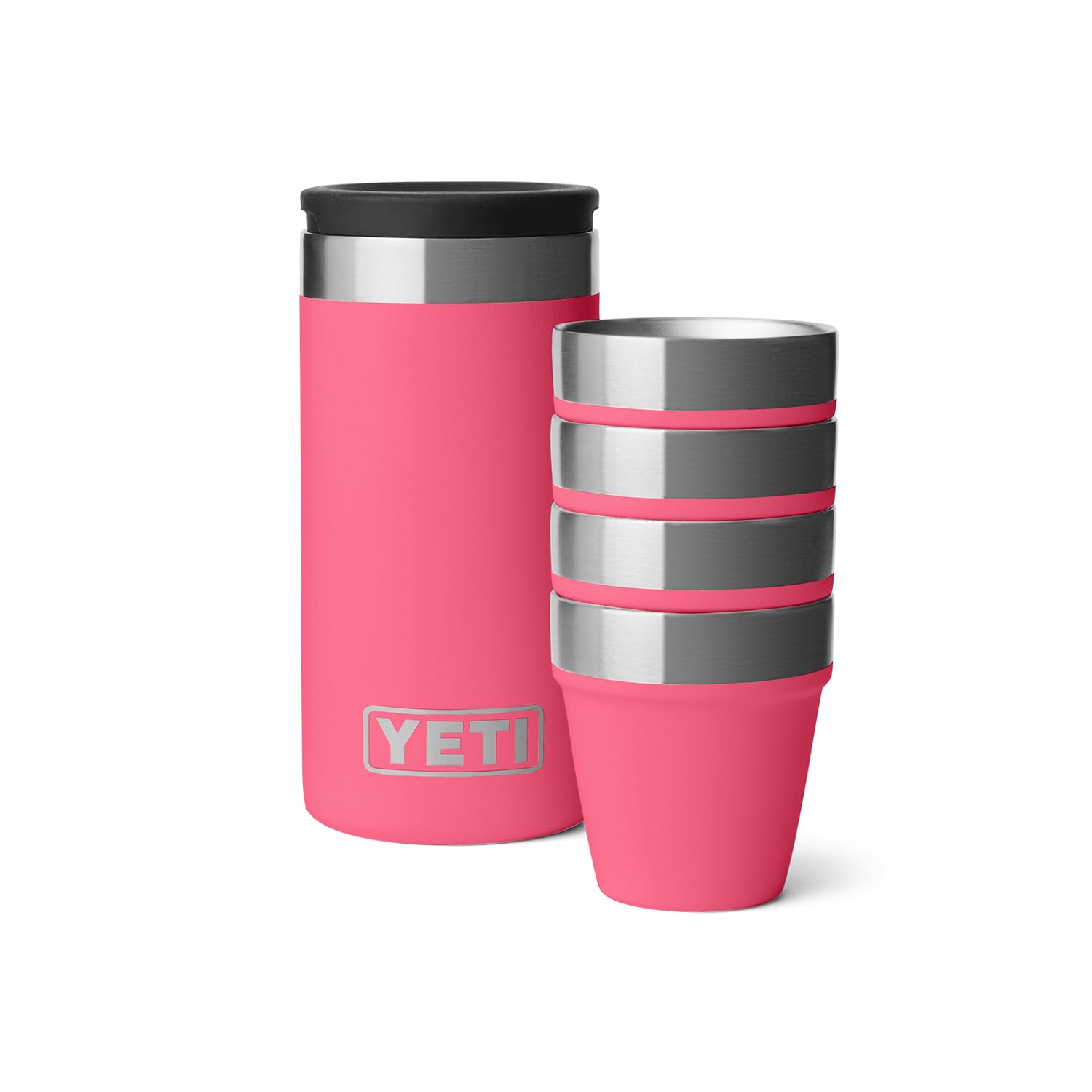 Foto 6 pulgar | Gafas De Chupito Yeti Tropical Pink De 50 Ml Con Funda De Transporte, Juego De 4 - Venta Internacional.