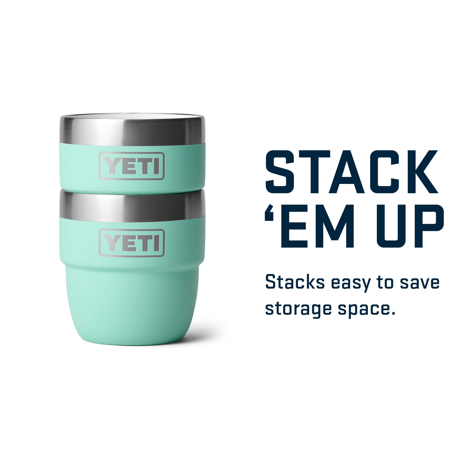 Foto 6 pulgar | Taza Yeti Rambler De Acero Inoxidable Con Aislamiento Al Vacío De 120 Ml, Paquete De 2 - Venta Internacional.