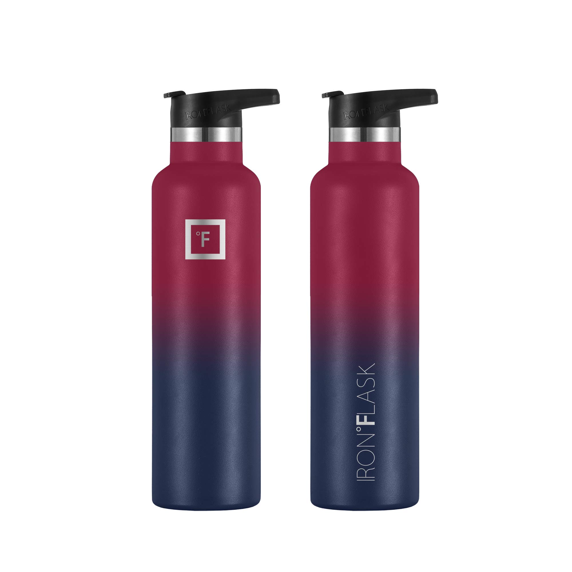 Foto 5 pulgar | Botella De Agua Iron °flask Para Acampar Y Hacer Senderismo, 700 Ml Con 3 Tapas - Venta Internacional.