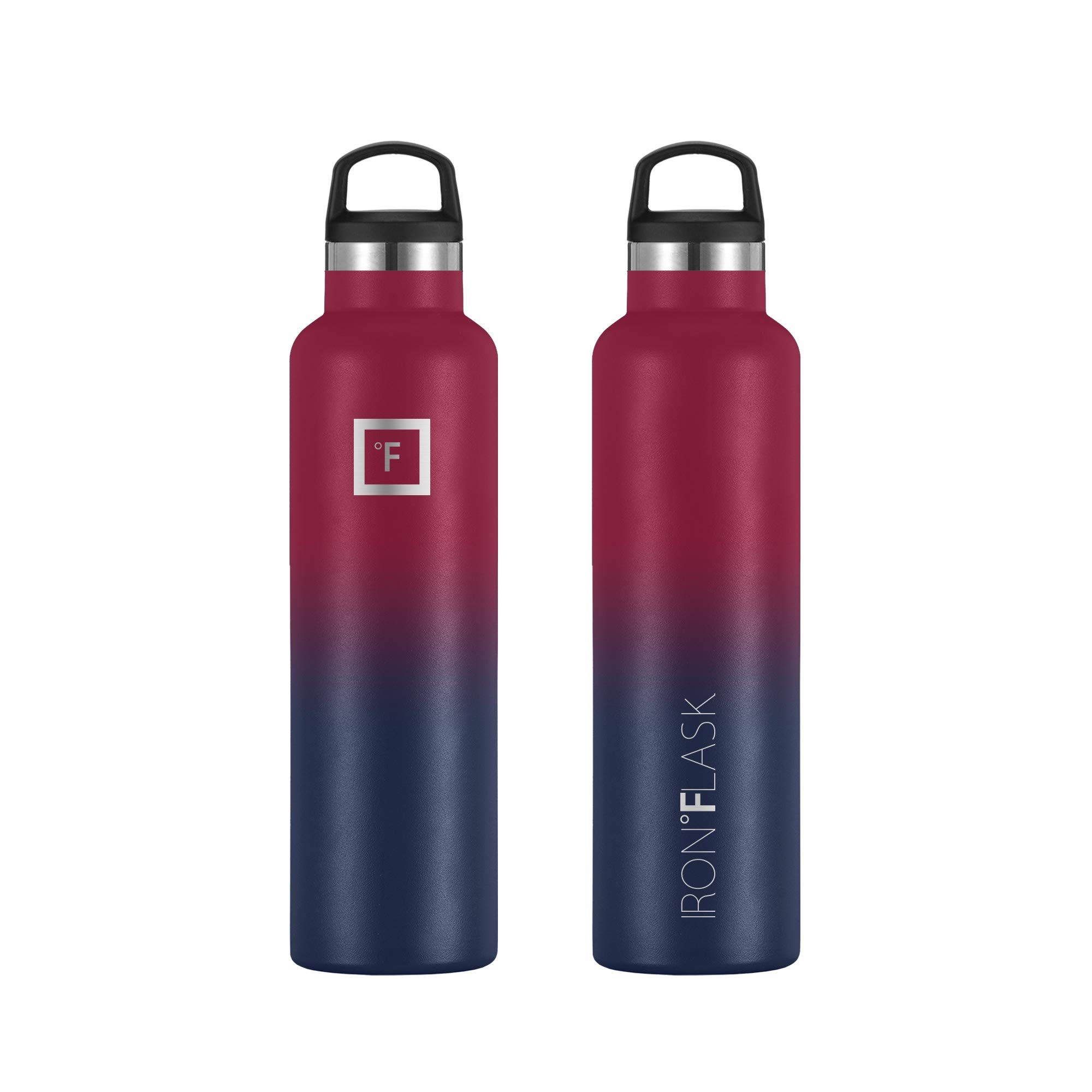 Foto 6 pulgar | Botella De Agua Iron °flask Para Acampar Y Hacer Senderismo, 700 Ml Con 3 Tapas - Venta Internacional.