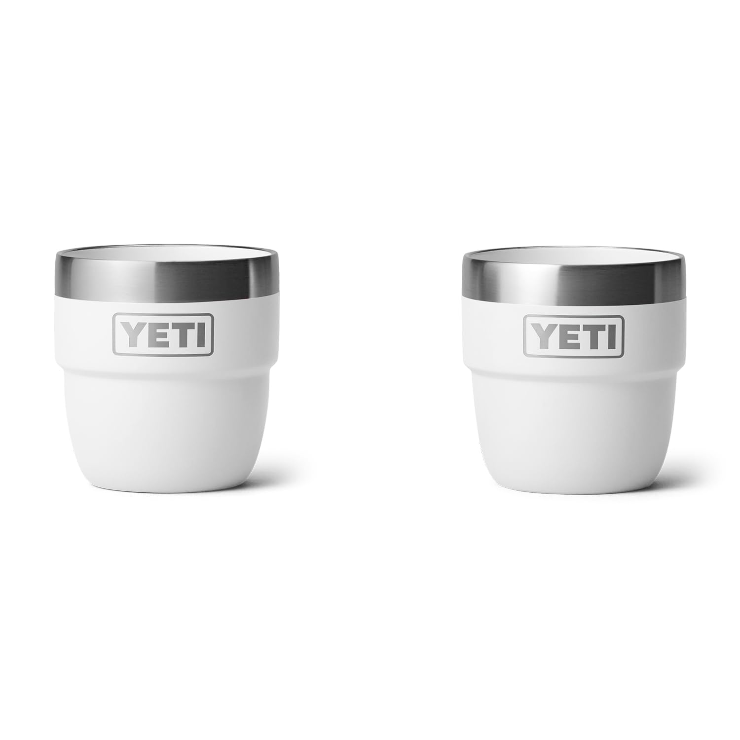 Taza Yeti Rambler De Acero Inoxidable Con Aislamiento Al Vacío De 120 Ml, Paquete De 2 - Venta Internacional.