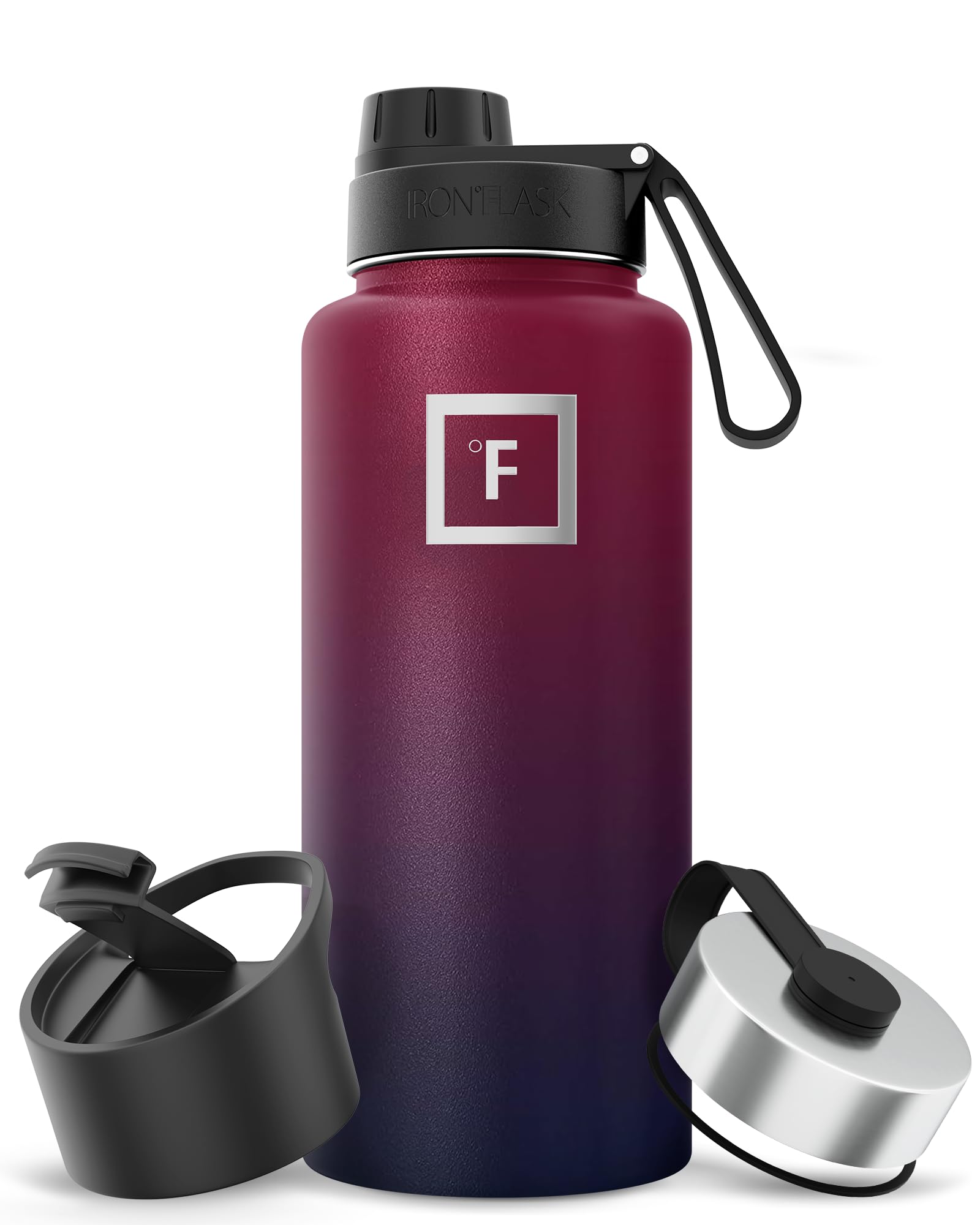 Botella De Hidratación Iron °flask Para Acampar Y Senderismo  950 Ml  Color Arcoíris Oscuro - Venta Internacional.