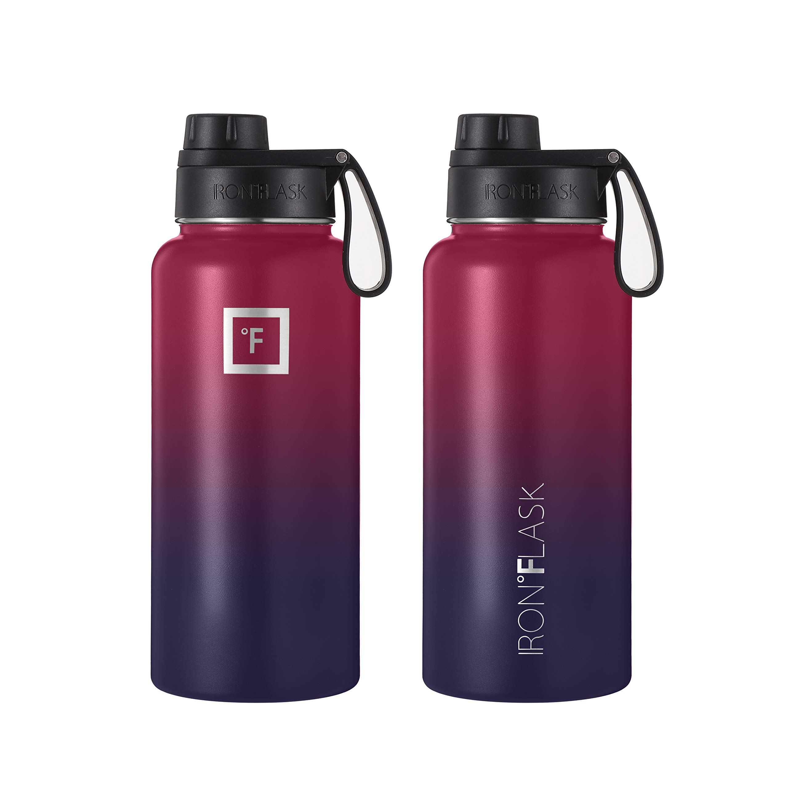 Foto 4 pulgar | Botella De Hidratación Iron °flask Para Acampar Y Senderismo  950 Ml  Color Arcoíris Oscuro - Venta Internacional.