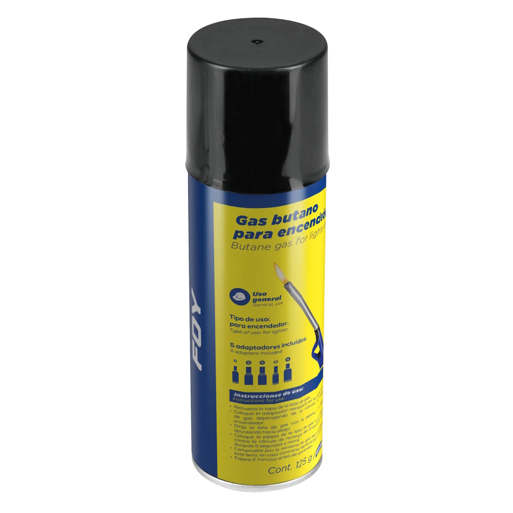 Foto 1 | Lata de Gas Butano para Encendedor Foy 125 gr