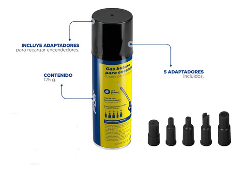 Foto 4 pulgar | Lata de Gas Butano para Encendedor Foy 125 gr