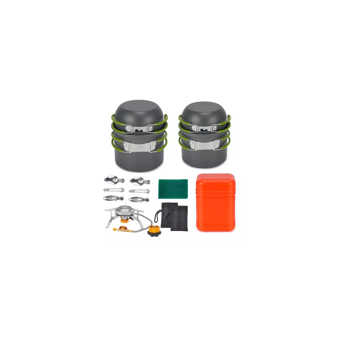 Kit de Camping Estufa con Juego de Utensilios 13 Piezas  Eo Safe Imports Esi-12790 Multicolor