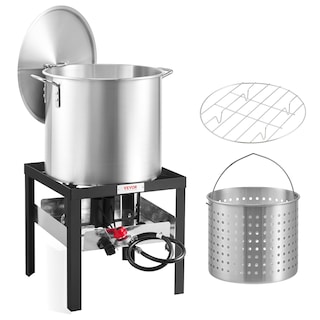 Foto 1 | Kit de Olla Vevor 100 Cuartos de Galón con Colador y Quemador - Venta Internacional