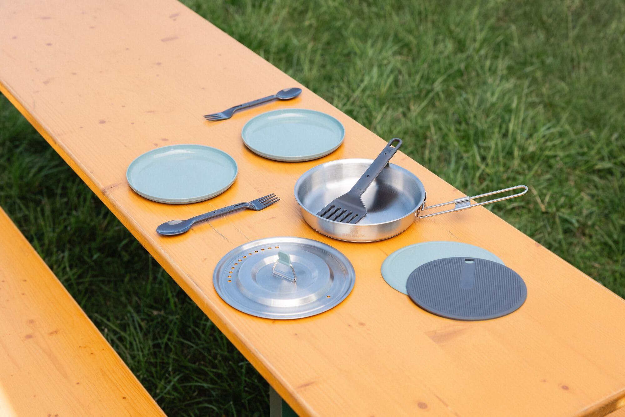 Foto 2 | Set De Cocina Stanley Wildfare Core De Acero Inoxidable De 1 Litro Con 12 Piezas - Venta Internacional.