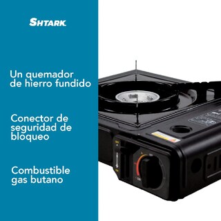 Foto 3 | Parrilla Estufa Portátil Para Acampar 1 Quemador Gas Butano