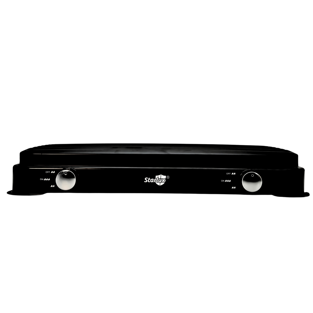 Foto 4 | Parrilla/estufa De 2 Quemadores De Gas Con Tapa Color Negro Negro Sgs-6002b