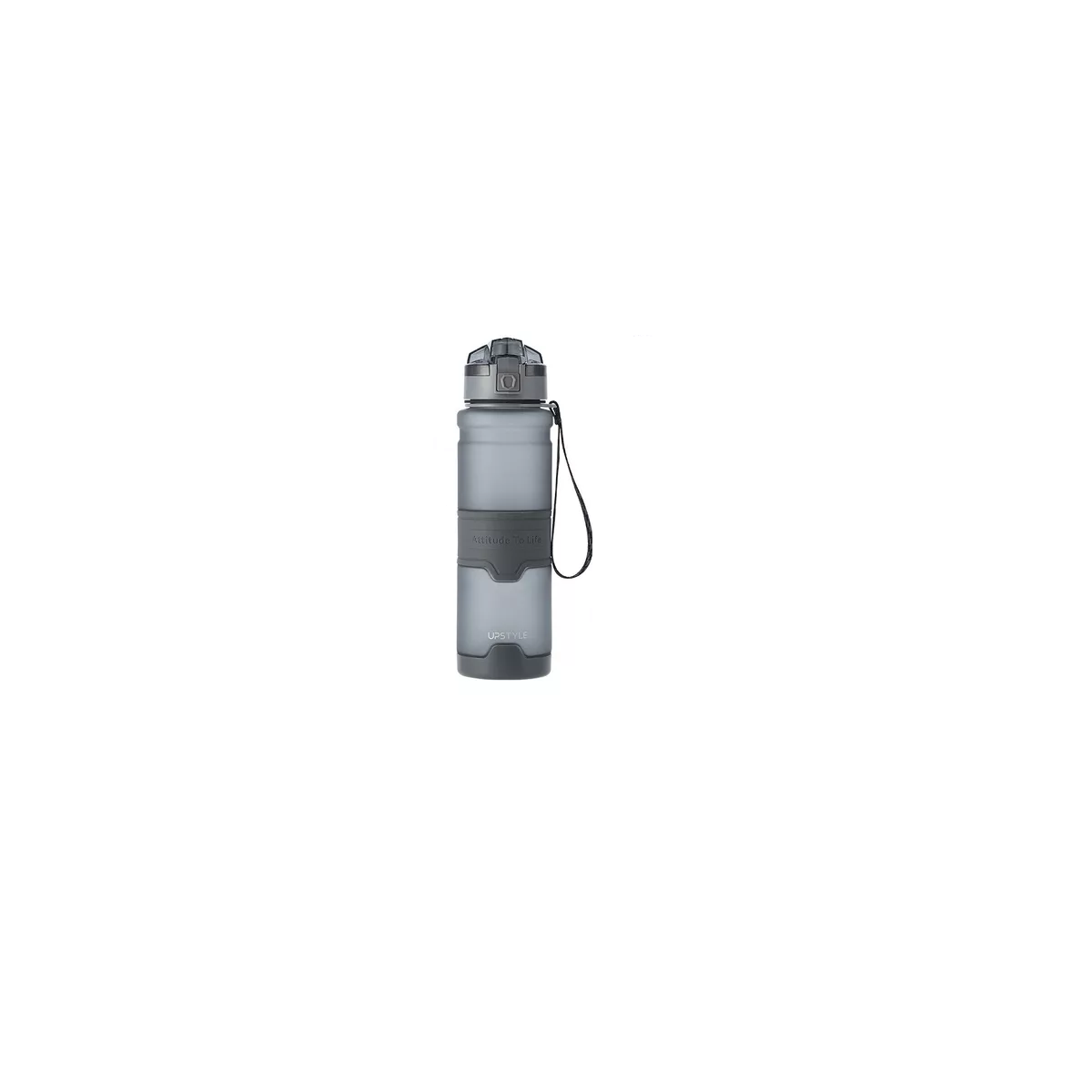 Botella De Agua Antifugas De 1 Litro Copa De Agua Deportiva  Eo Safe Imports Esi-9207 Gris