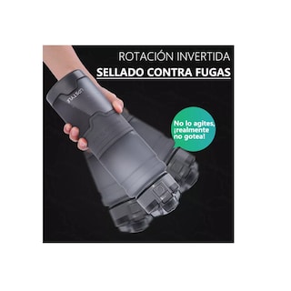Foto 3 | Botella de Agua Antifugas 1 L Eo Safe Imports Esi-11069 Gris