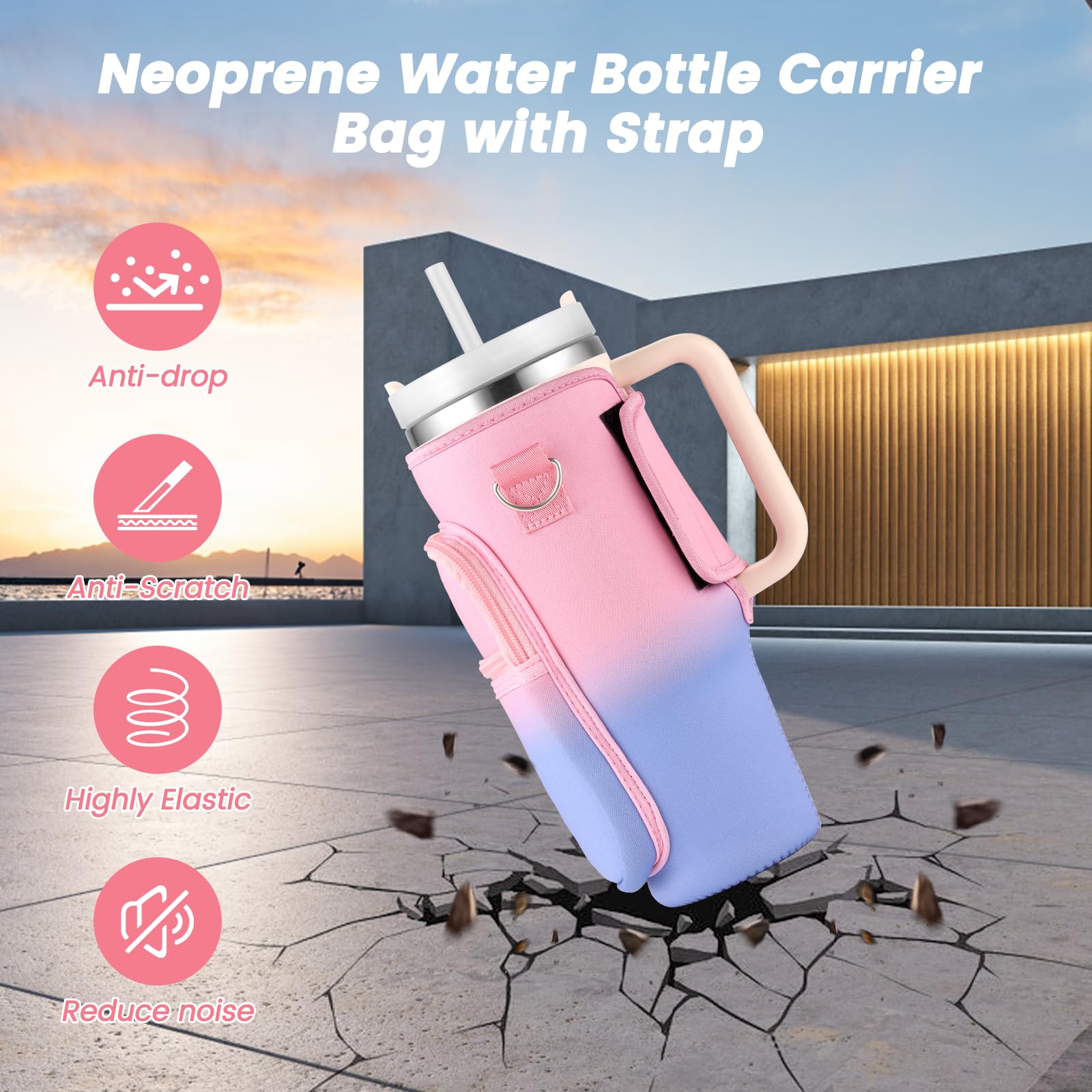 Foto 7 pulgar | Bolsa Portabotellas Outxe para Vaso Stanley de 1,2 L - Venta Internacional