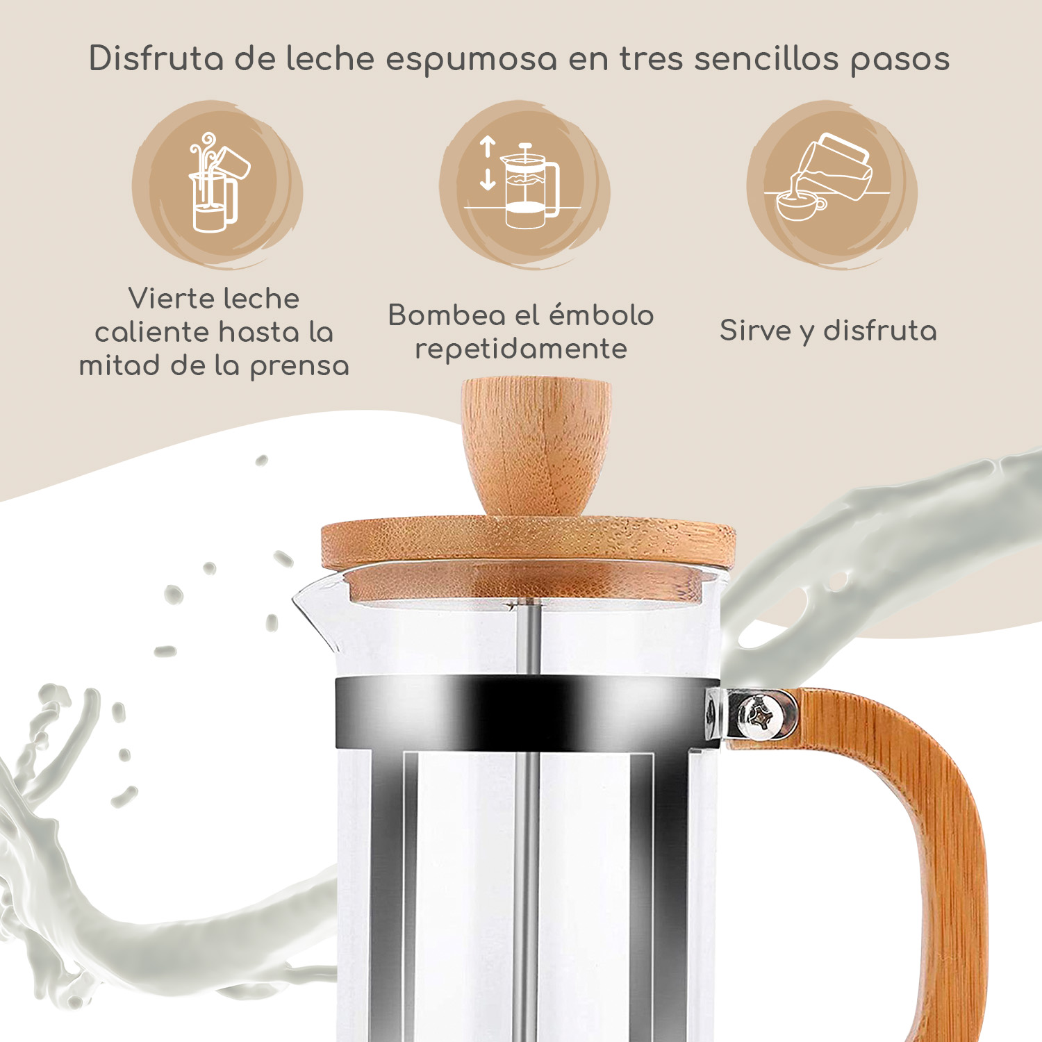 Foto 5 pulgar | Prensa Francesa Cazzenie para Café 350 ml