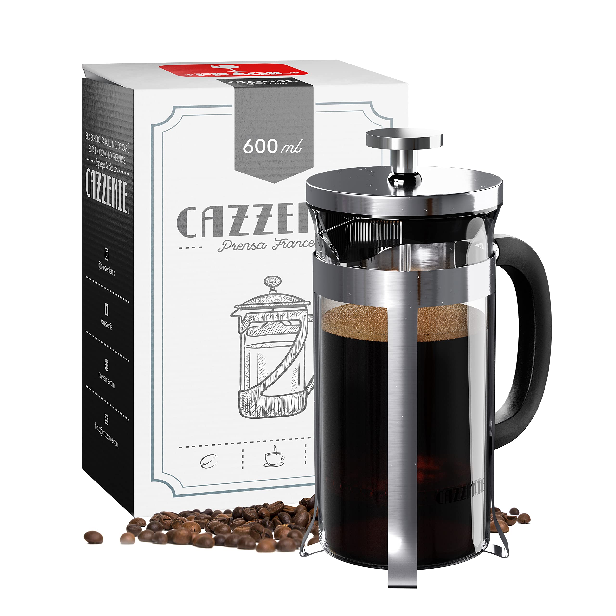 Foto 1 | Prensa Francesa Cazzenie para Café y Té 600 ml