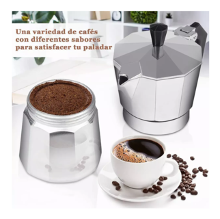 Foto 5 | Cafetera Italiana Moka Espresso 1 Taza color Plata