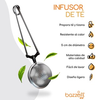 Foto 2 | Infusor De Té De Acero Inoxidable Bazzeff
