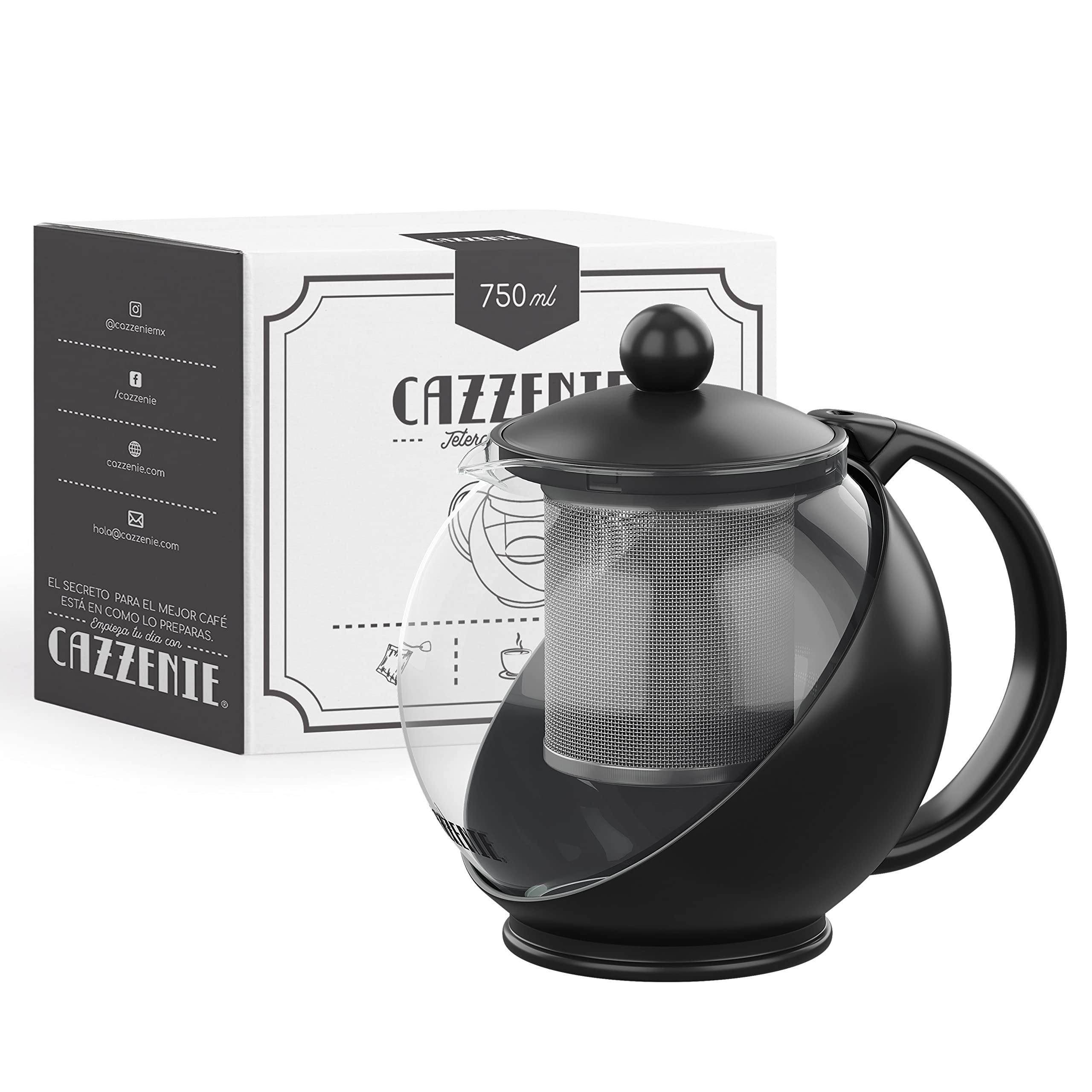 Tetera Con Infusor Amplio De 750ml Cazzenie