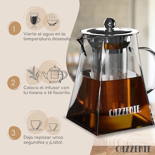 Foto 4 | Tetera Con Infusor Amplio De 750ml Cazzenie